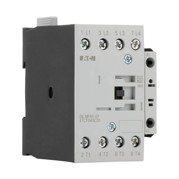 Contactor, 4 pole, 45 A, 1 NC, 24 V DC, DC operation image 13