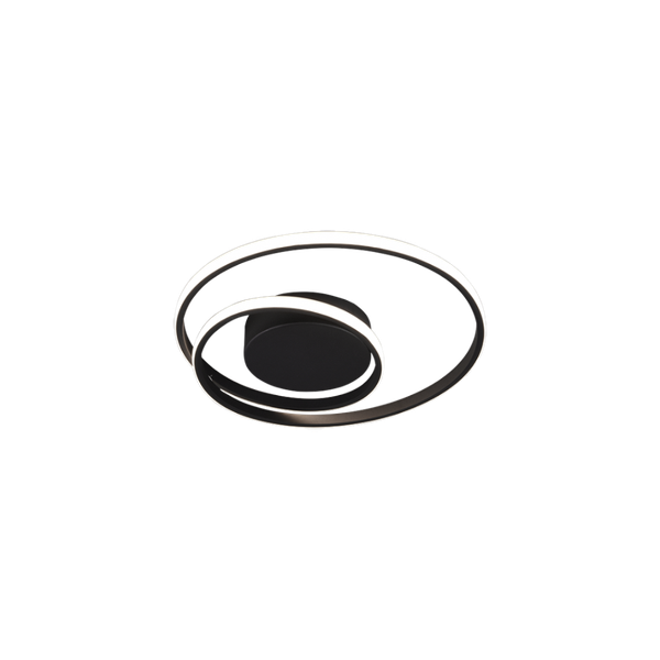 Zibal LED ceiling lamp matt black image 1