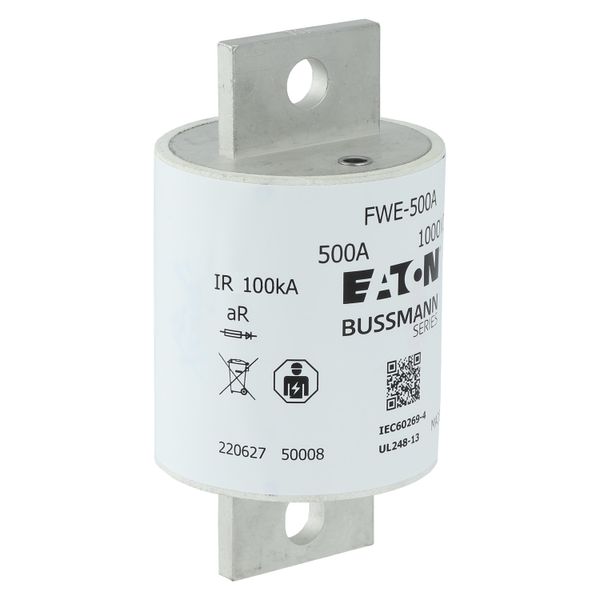 FWE-350A 1000Vdc IEC/UL 350A aR 50mm Round fuse image 14