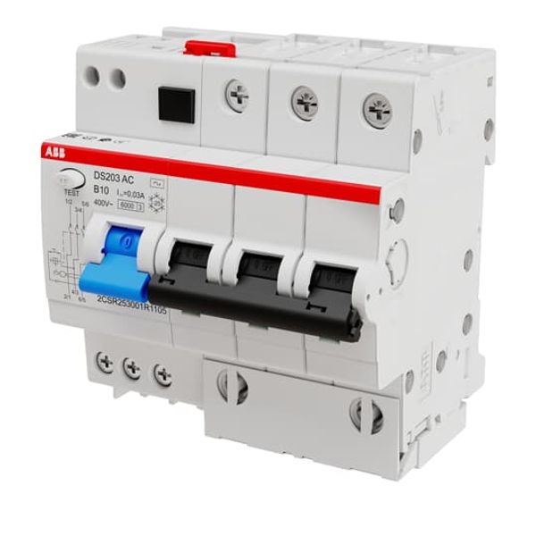 DS203 AC-C16/0.03 Residual Current Circuit Breaker with Overcurrent Protection image 4