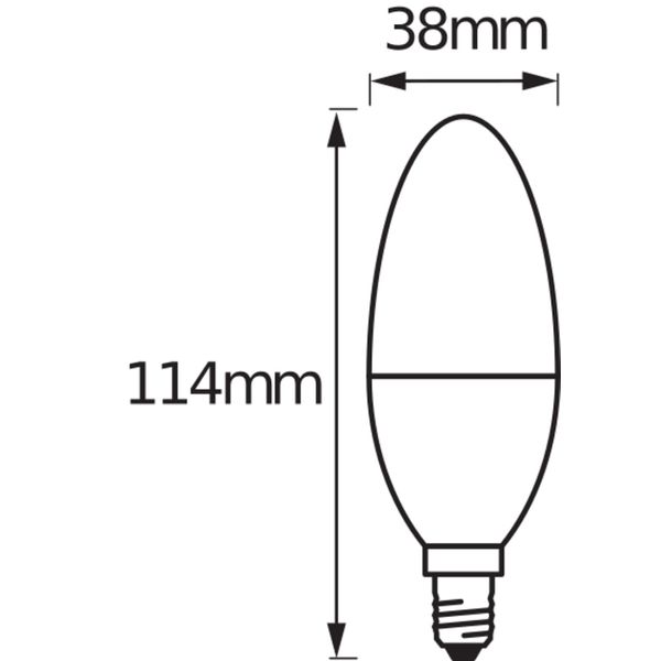 SMART+ Candle Tunable White 4.9W 220V FR E14 image 10