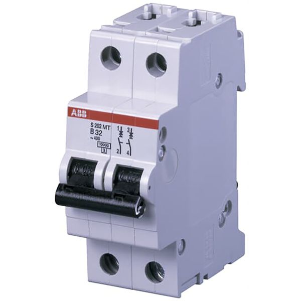 S202MT-D2 Miniature Circuit Breaker - 2P - D - 2 A image 1