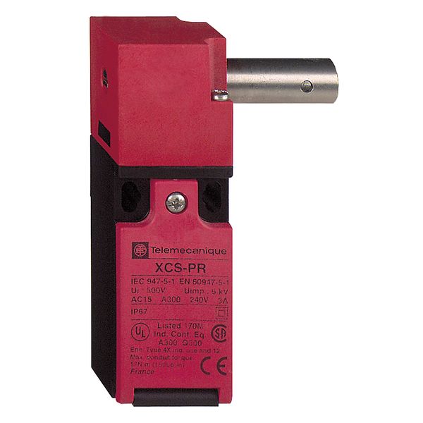 Guard switch, Telemecanique Safety switches XCS, XCSPR, spindle 30 mm, 1NC+1 NO, M16 image 1