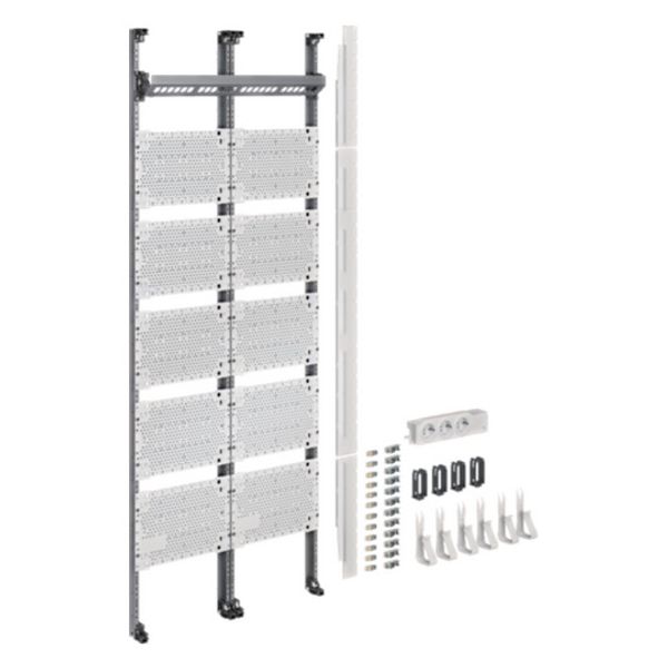 Complete field multimedia, universZ, 1350mm, 2-field, with 12x patch modules RJ45 image 1