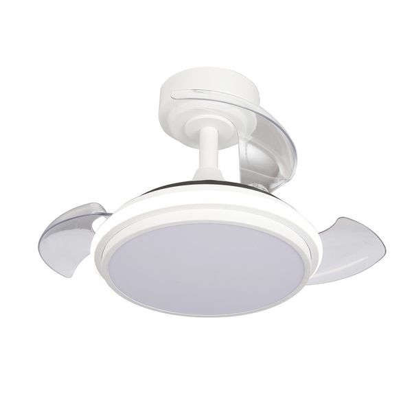 Antila Mini XS LED Ceiling Fan 35W 3000Lm CCT Folding Blades White image 1