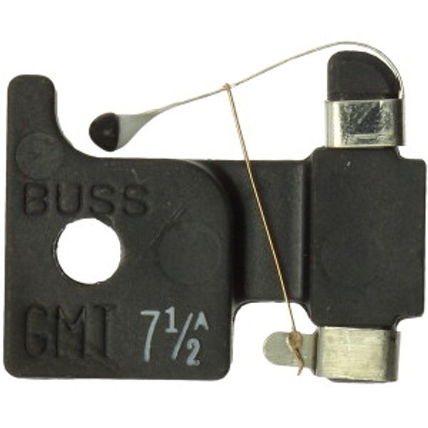 Eaton Bussmann series GMT telecommunication fuse, Color code black/white, 125 Vac, 60 Vdc, 7.5A, Non Indicating, Fast-acting, Tin-plated beryllium copper terminal image 14