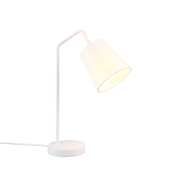 Buddy table lamp E27 matt white image 1