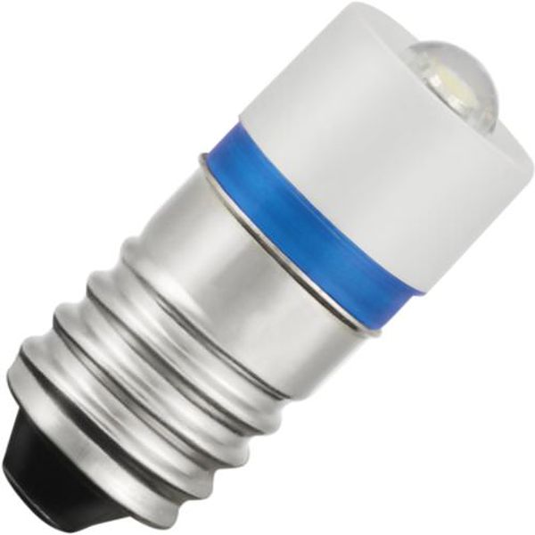 E10 Starled T10x23.5 6V 20mA AC/DC Blue 25Khrs image 1