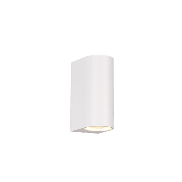 Roya wall lamp 2xGU10 matt white round image 1