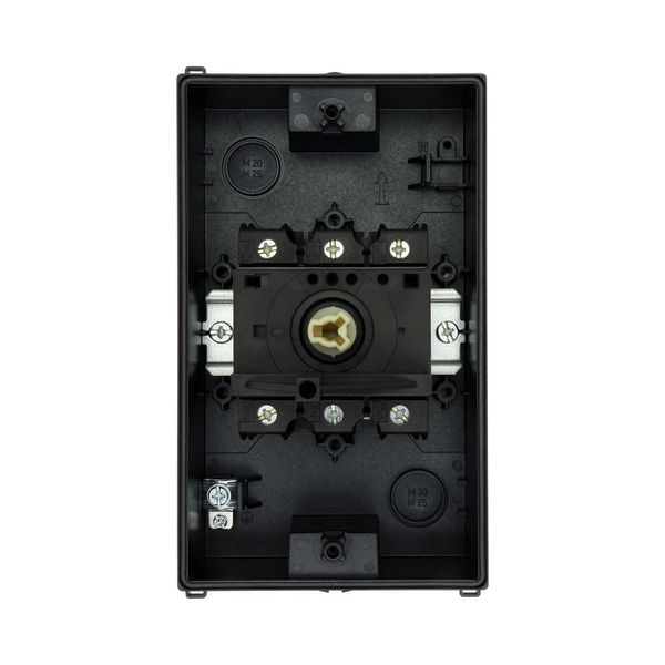 On-Off switch, P3, 63 A, surface mounting, 3 pole, STOP function, With image 21