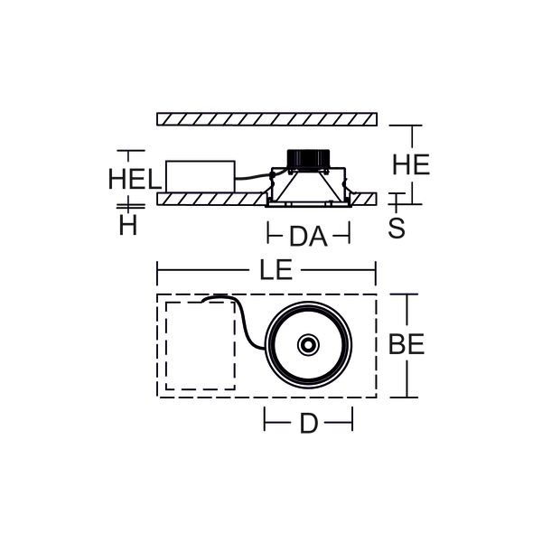 PASCALA round, 11...39 W, 1700...5150 lm, 940, white, on/off Recessed  image 3