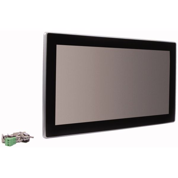 User interface with PLC, 24VDC, 15.6-inch PCT widescreen display, 1366x768 pixels, 2xEthernet, 1xRS232, 1xRS485, 1xCAN, 1xProfibus, 1xSD card slot image 7