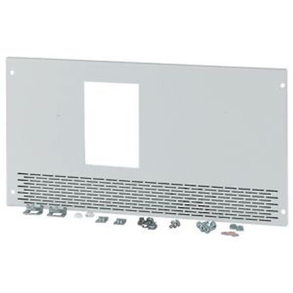 Front plate, NZM3/400A, single, fixed version, W=600mm image 2