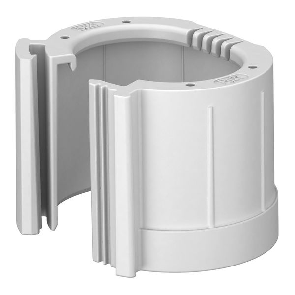 129 TB PG21  Pipe end, separable PG21, light gray Polyethylene image 1