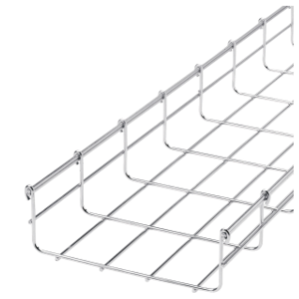 GALVANIZED WIRE MESH CABLE TRAY  BFR60 - LENGTH 3 METERS - WIDTH 50MM - FINISHING: INOX image 1