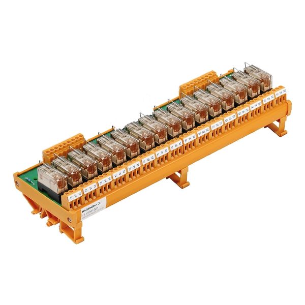 Relay module, 16-channel, 115 V AC / DC, LED yellow, 16 CO contact (Ag image 1