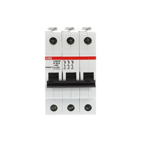 S203MT-K16 Miniature Circuit Breaker - 3P - K - 16 A image 5