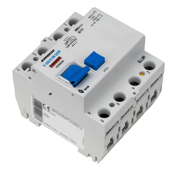 Residual current circuit breaker, 80A, 4-pole,30mA, type A image 5