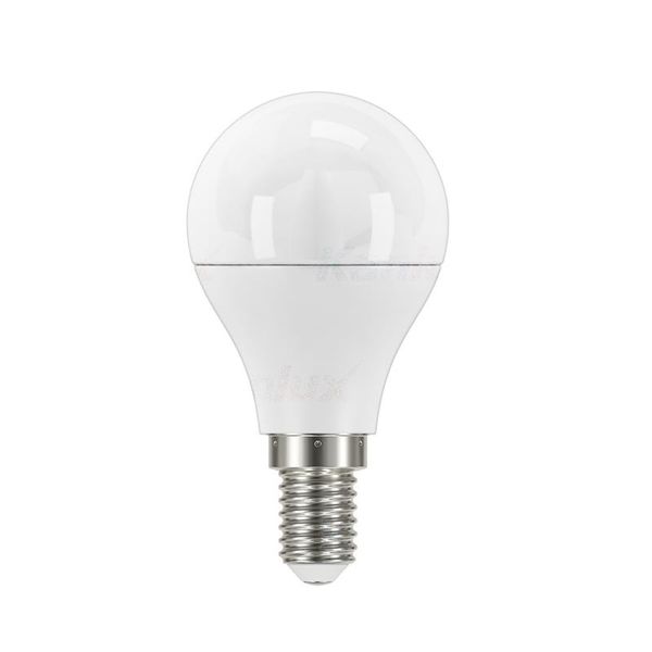 LED lamp, IQ-LED G45E14 7,5W-NW, 7,5W, 830lm, 4000K, E14 (27307) image 1