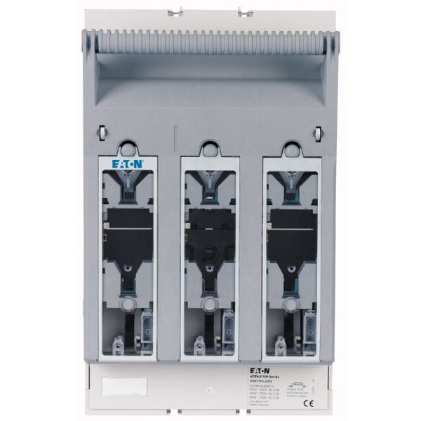 NH fuse-switch 3p flange connection M10 max. 150 mm², mounting plate, light fuse monitoring, NH1 image 2