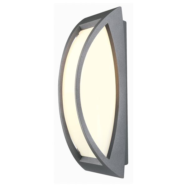 MERIDIAN 2 wall lamp, E27, max. 25W, IP54, anthracite image 2