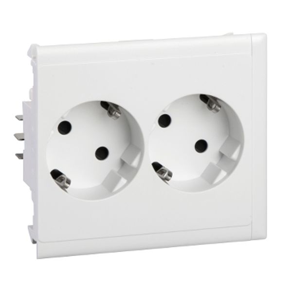 Thorsman - CYB-PS - socket outlet - double slave - 37° - white NCS image 3