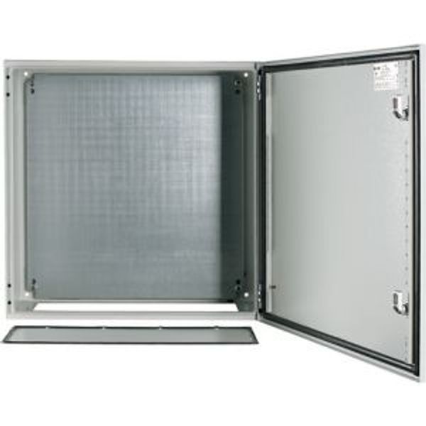 Wall enclosure with mounting plate, HxWxD=600x600x250mm image 4