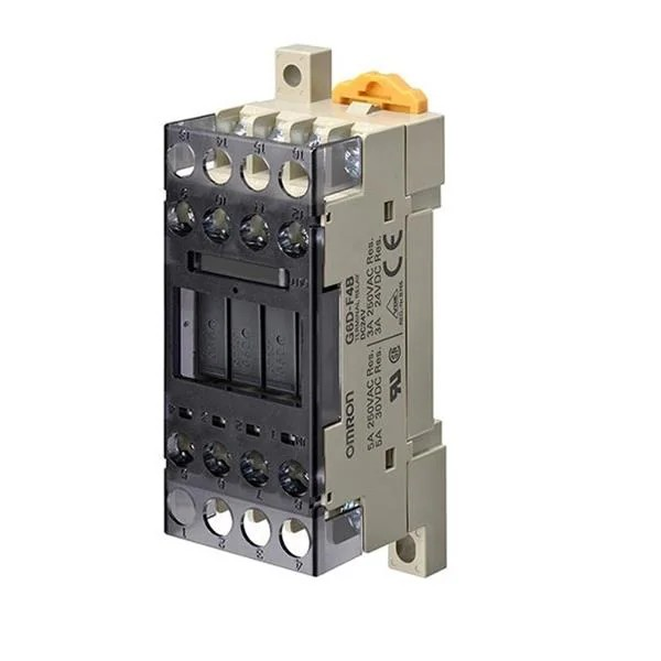 Terminal relay, DIN rail/surface mounting, 4x SPST-NO, 3 A, 24 VDC G6D41006H image 1