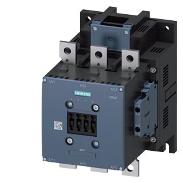 Contactor, AC-1, 400 A/690 V/40 °C, 3-pole, 23-26 V AC/DC, 2 NO+2 NC image 1