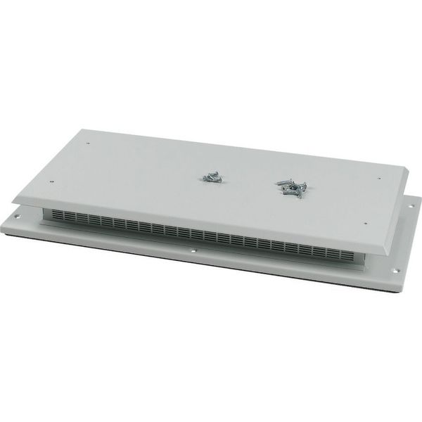 Top plate for OpenFrame, ventilated, W=600mm, IP31, grey image 6