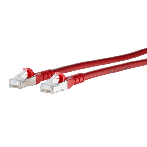 Patch cord Cat.6A AWG 26 0.3 m red image 3