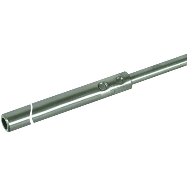 Tubular air-termination rod D 16mm L 3000mm StSt tapered to 10mm image 1