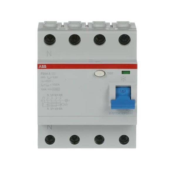 F204 A-63/0.3-L Residual Current Circuit Breaker 4P A type 300 mA image 6