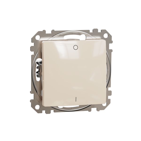 Sedna Design & Elements, 2-Pole switch 16AX, beige image 4