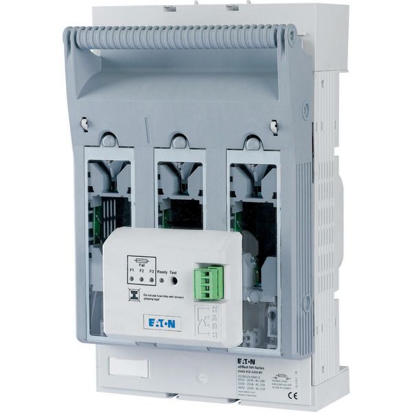 NH fuse-switch 3p box terminal 35 - 150 mm², mounting plate, electronic fuse monitoring, NH1 image 5