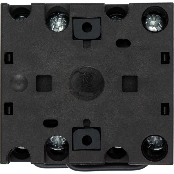 ON-OFF button, T0, 20 A, flush mounting, 3 contact unit(s), Contacts: 6, Spring-return in START position, 90 °, maintained, With 0 (Off) position, Wit image 11