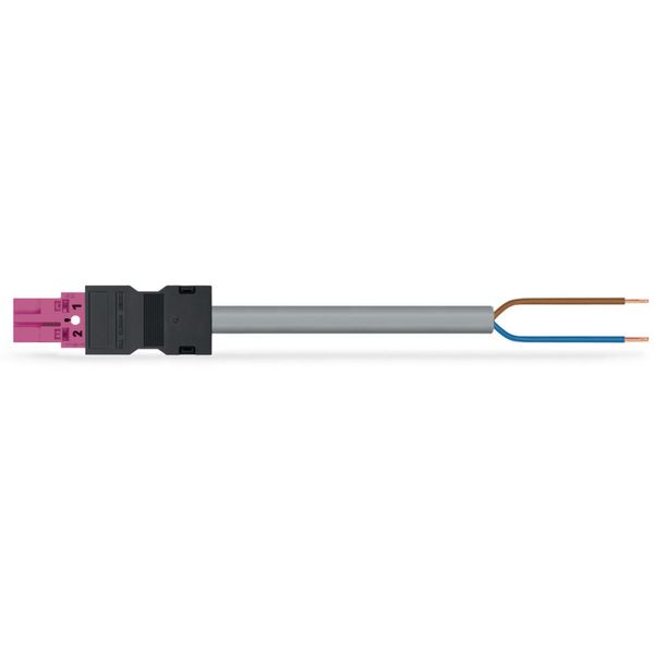 pre-assembled connecting cable Eca Plug/open-ended pink image 2