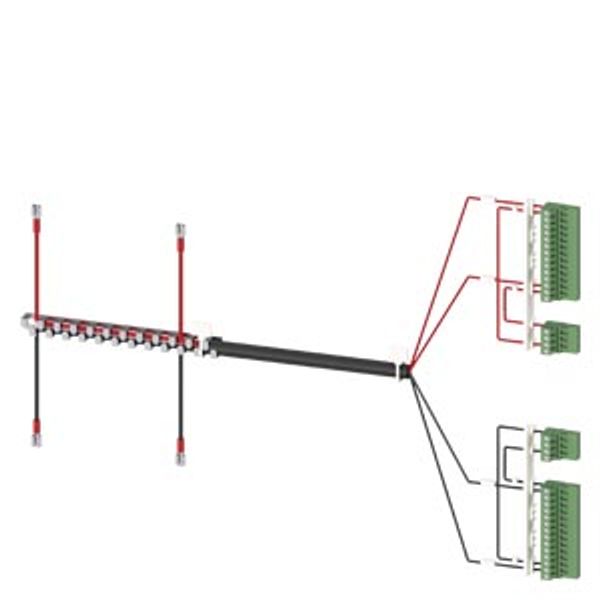 Accessory for 3KC8 power supply cable for upper connection 2-pole image 2