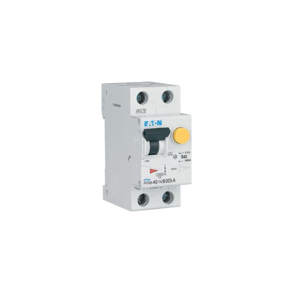 RCD/MCB combination, 40 A, 30 mA, MCB trip characteristic: B, 1p+N, RCD trip characteristic: A image 37