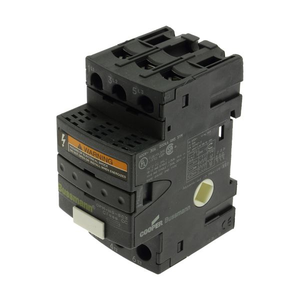 Eaton Bussmann series Optima fuse holders, 600V or less, 0-30A, Philslot Screws/Pressure Plate, Three-pole image 5