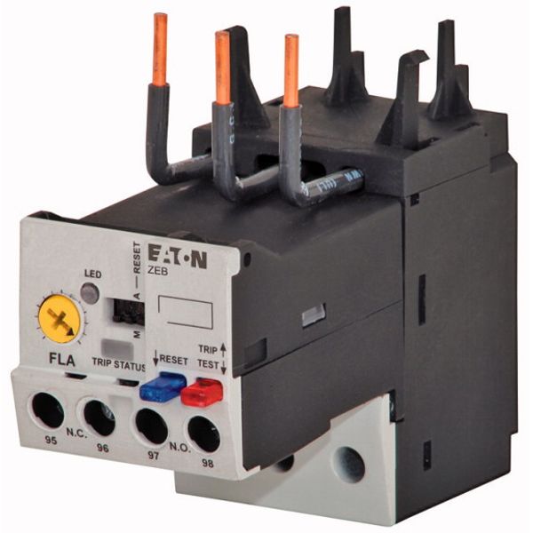 Overload relay, Direct mounting, Earth-fault protection: with, Ir= 1 - 5 A, 1 N/O, 1 N/C image 1