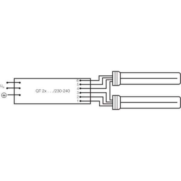 Compact Fluorescent Lamp Osram DULUX® F 24W/840 2G10 4000K 2G10 image 4