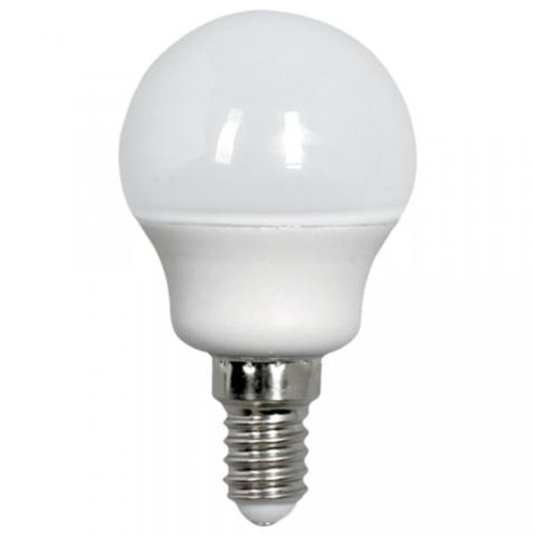 LED SMD Bulb - Globe G45 E14 4W 320lm 4000K Opal 150° image 1
