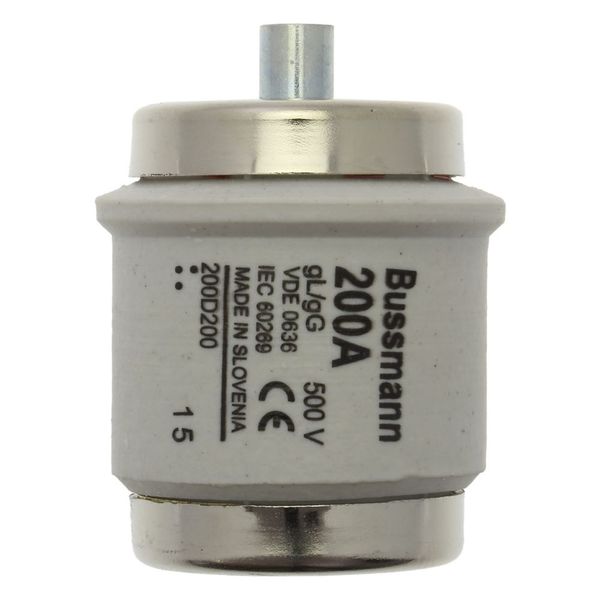 Fuse-link, low voltage, 200 A, AC 500 V, D5, 56 x 46 mm, gL/gG, DIN, IEC, time-delay image 10
