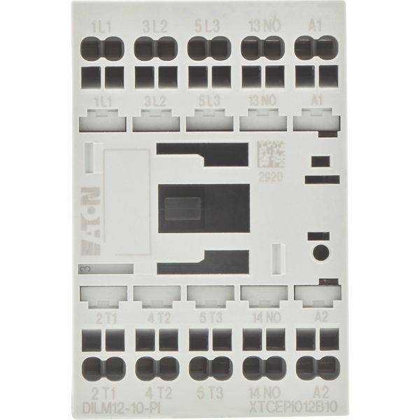 Contactor, 3 pole, 380 V 400 V 5.5 kW, 1 N/O, 24 V DC, DC operation, Push in terminals image 3