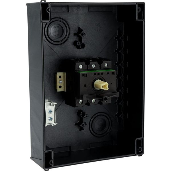 Main switch, P3, 100 A, surface mounting, 3 pole, STOP function, With black rotary handle and locking ring, Lockable in the 0 (Off) position image 33