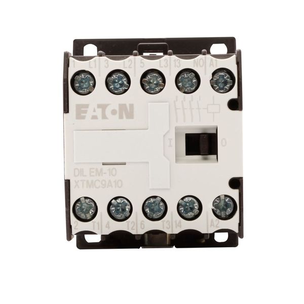 Contactor, 110 V 50/60 Hz, 3 pole, 380 V 400 V, 4 kW, Contacts N/O = Normally open= 1 N/O, Screw terminals, AC operation image 7