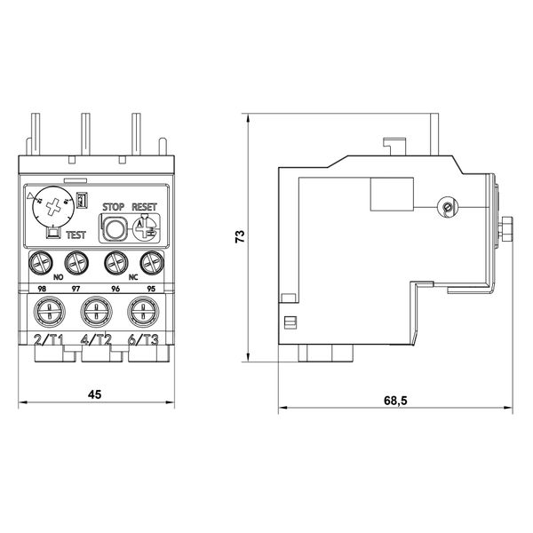Thermal overload relay CUBICO Classic, 0.7A - 1A image 14