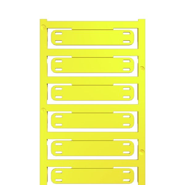 Cable coding system, 7 - 40 mm, 11 mm, Polyamide 66, yellow image 1