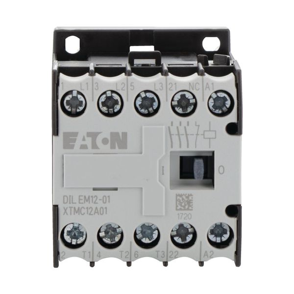 Contactor, 24 V 50/60 Hz, 3 pole, 380 V 400 V, 5.5 kW, Contacts N/C = Normally closed= 1 NC, Screw terminals, AC operation image 7